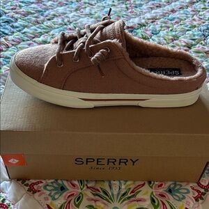 Sperry Women's mauve mules